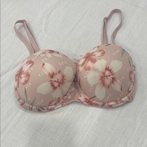 🔥🔥 Pink Floral Pink Bra